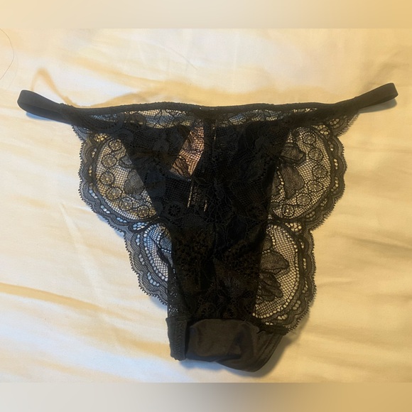 XS Bundle of Four Victoria Secret Panties -New with Tags (Black) - Picture 10 of 11